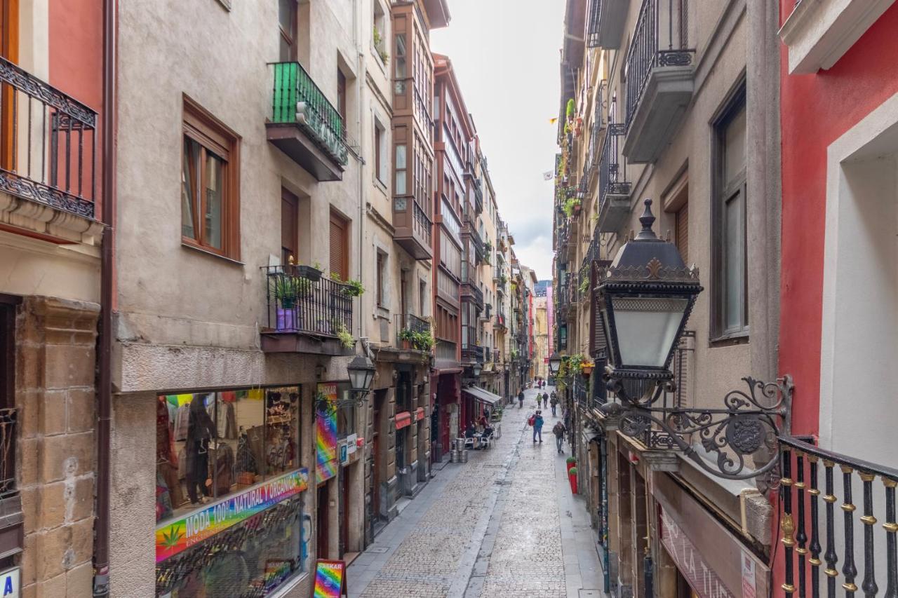 Precioso Apartamento Con Entrada Autonoma En El Casco Viejo บิลเบา ภายนอก รูปภาพ